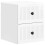VidaXL vidaXL Wall-Mounted Bedside Cabinet with Drawer 2 pcs High Gloss White 5