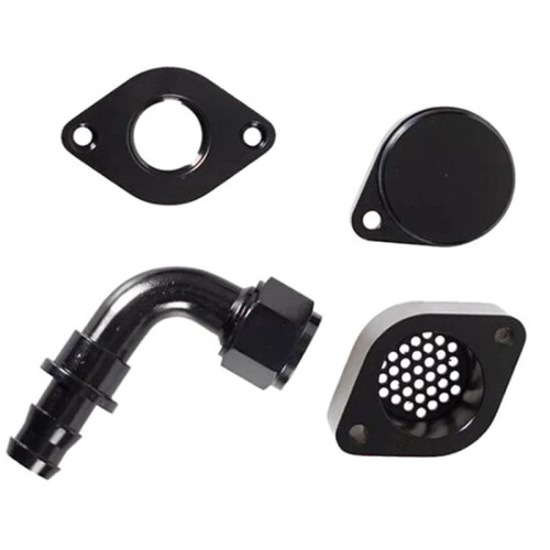 Turbo Piping Kit CCV Crank Case Vent Reroute Basic Kit for 2011-2020  6.7L Powerstroke 2