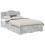 VidaXL vidaXL Bed Frame Concrete Grey 120 x 190 cm Engineered Wood 4