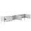 (White, Particle Board) White 75-inch TV Stand – Modern Lowboard Console 10