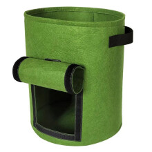 Sac de Plantation de 10 Gallons avec Poignées et Rabat D'Accès Facile pour Carottes, Oignons et Légumes - 5 Pièces