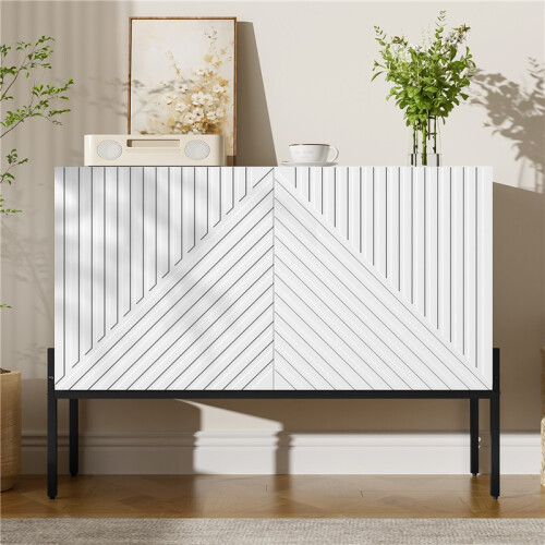 Line-Design Buffet Cabinet – 100x40x75 cm
