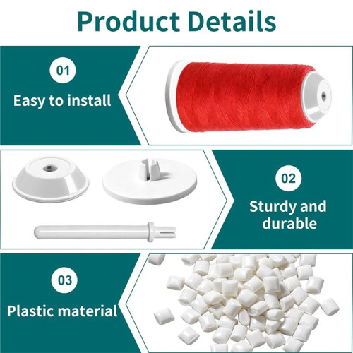 2set Spool Pin and Cap Set Sewing Machine Replacement Parts,Thread Holder for Janome Singer Viking