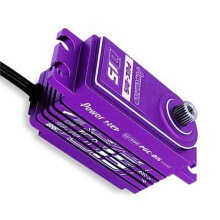 Power HD Servo Numérique D15 pour Voiture de Course Électrique à Huile 1:10 Bras Robot / Servo de Corps Court pour Drone Modèle (pour VIOLET)