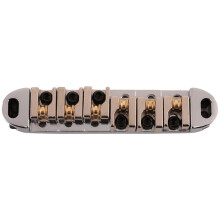 Rollerzadelbrug met Palen en Moersleutel voor Elektrische Gitaar Zilver