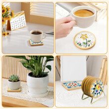 5 DIY-Mosaiksets für Erwachsene und Frauen - Muttertagsgeschenk, Gemischtfarbige Glasmosaikfliesen für Bastelarbeiten und Untersetzer