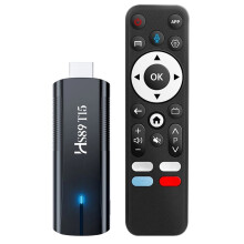 TV Stick dla Android 14 Streaming TV Stick 2.4G 5G Dual Wi-Fi BT5.4 Odtwarzacz Multimedialny Domowy Asystent Głosowy dla Android TV Stick