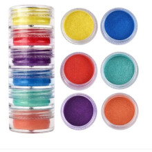 24 Colors/Set Mica Powder for Epoxy Resin Pearlescent Epoxy Resin Dye Pearl Pigment for Nail Art,Soap Making,DIY B Set