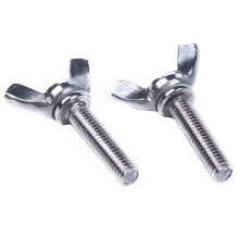 M5x20mm 20mm Wide 304 Stainless Steel Wing Screw Bolts 5pcs
