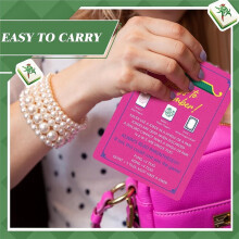 4pcs Mahjong Shuffler Set for Mixing and Shuffling Tiles, Portable Waterproof Mahjong Accessories,7x5-Inch Mixer Set