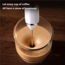 Milk Frother Coffee Frother Household Small Electric Milk Frother 3 Speed Adjustment Spume Density Handheld Milk Mixer
