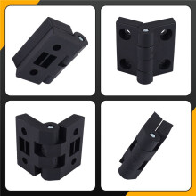 63mm x 50mm cabinet plastic hinge door hinges Hinge Black