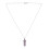 Crystal Hexagonal Healing Point Amethyst Pendant Cut Colgante, Collar 1