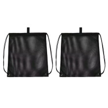 Lot de 2 Sacs de Plage en Filet avec Cordon de Serrage, 60 X 45 cm, Sac de Sport, Sac Ă Dos en Filet avec Cordon de Serrage, Sac Ă Ballons en Filet,