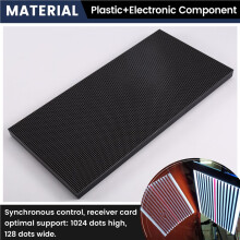 2 Szt P2.5 Płytka Wyświetlacza LED do Użytku Wewnętrznego, Pełnokolorowa, 320 X 160 mm, 128 X 64 Pikseli, Matryca HUB75 P2.5, Panel LED