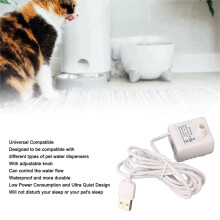 Fuente para Gatos con Bomba Extraíble para Fuente de Agua para Mascotas, Evita el Sobrecalentamiento, Silenciosa, de 5 V, Ajustable para Reemplazo