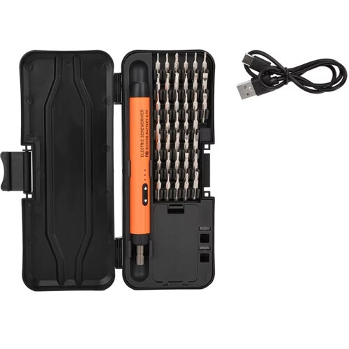 Electric Screwdriver Set Precision Power Tool Kit Rechargeable Wireless Small Bits for Mobile Cell Computer Repair 1