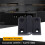 63mm x 50mm cabinet plastic hinge door hinges Hinge Black 4