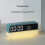 LED Digital Alarm Clock with Voice Control, Temperature Date Week Display, Adjustable Brightness Electronic Desk Clock 6