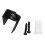 1Pcs Simple Design Wall Mounted Sliding Barn Door Bottom Floor Guide with Adjustable Bracket Black 3