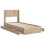 VidaXL vidaXL Bed Frame with Storage and Headboard Sonoma Oak 100 x 200 cm 5