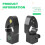 Universal GNSS GPS Range Pole Cradle Bracket Clamp Level Bubble with Compass for Diameter 32mm Survey Center Pole Holder 7