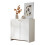 Buffet Sideboard 80x40x80cm 2 Doors White 8