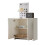 Buffet Sideboard 80x40x80cm 2 Doors White 7