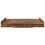 VidaXL vidaXL Storage Bed Frame Smoked Oak 135 x 190 cm Engineered Wood 5