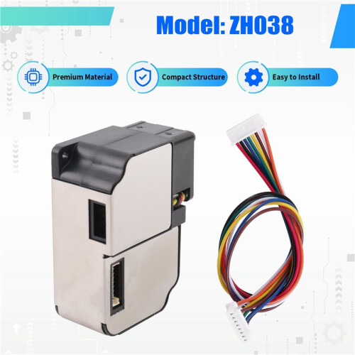 ZH03B Laser Dust Sensor Module PM1 PM2.5 PM10 Particle Air Pollution Detection UART/PWM Output Accurate Data 1