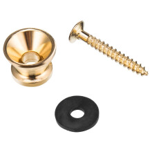 Guitar Strap Part 3 Pair Guitar Strap Buttons End Pins and 3 Pair Rubber Guitar Strap Blocks