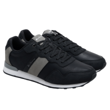(9 UK, Black/Grey) Ben Sherman Mens Owen Retro Trainers