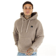 (XL, Stone) Bench Mens Jerry Borg Pullover Teddy Bear Fleece Hooded Sweatshirt Hoody Hoodie