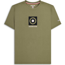 (3XL, Khaki) Lambretta Mens Target Box Short Sleeve T-Shirt