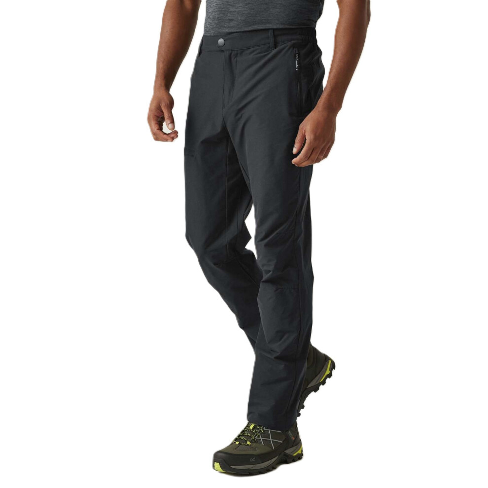 Regatta (38R, Black) Mens Highton Ii Walking Trousers