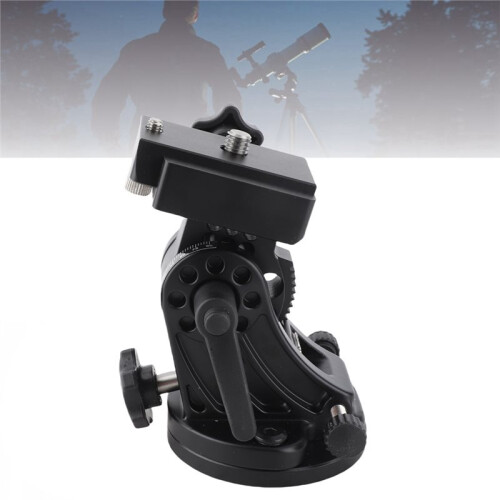 Telescope Latitude Base Theodolite Equatorial Adjustment Base with Easy Installation and Stable Dual Knobs 1