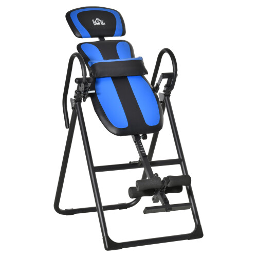 Homcom Tabla de Inversión azul 132 x 71 x 145 cm