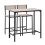 Homcom Muebles de Bar Marrón 89 x 45 x 87 cm 1