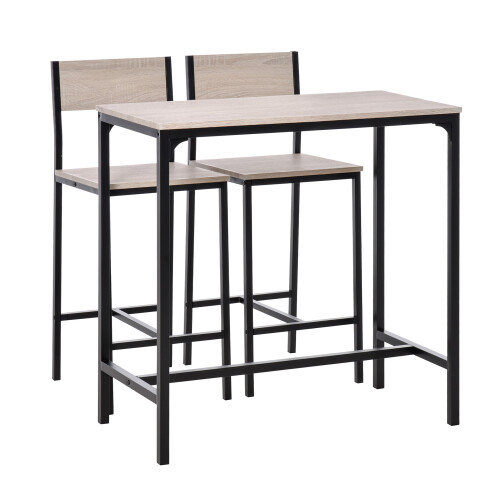 Homcom Muebles de Bar Marrón 89 x 45 x 87 cm