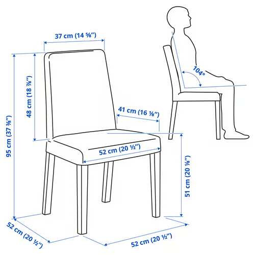 IKEA BERGMUND Dining Chair 2