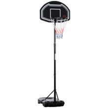 Canasta de Baloncesto Negro 76 x 48 x 254 cm