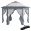 Outsunny Carpa Plegable Gris 405 x 340 x 285 cm 1