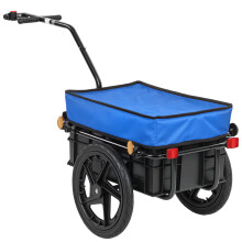 Remolque para Bicicleta Azul 144 x 59 x 80 cm