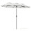 Outsunny Sombrilla Doble Beige 295 x 152 x 222 cm 1