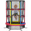 Homcom Cama Elástica Infantil Multicolor 160 x 160 x 190 cm 1