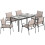 Outsunny Conjunto de Jardín Marrón 150 x 80 x 74 cm 1