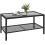 Outsunny Mesa de Jardín Negro 92 x 50 x 45 cm 1