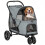 PawHut Carrito para Perro Gris 92 x 63 x 95 cm 1