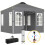 Outsunny Carpa Plegable Gris 293 x 293 x 272 cm 1