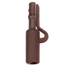 10set 40pcs Carp Fishing End Tackle lead clips Quick Change swivels Anti Sleeves Brown